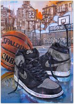 Poster sneaker basket ombre 1.0 50x70 cm