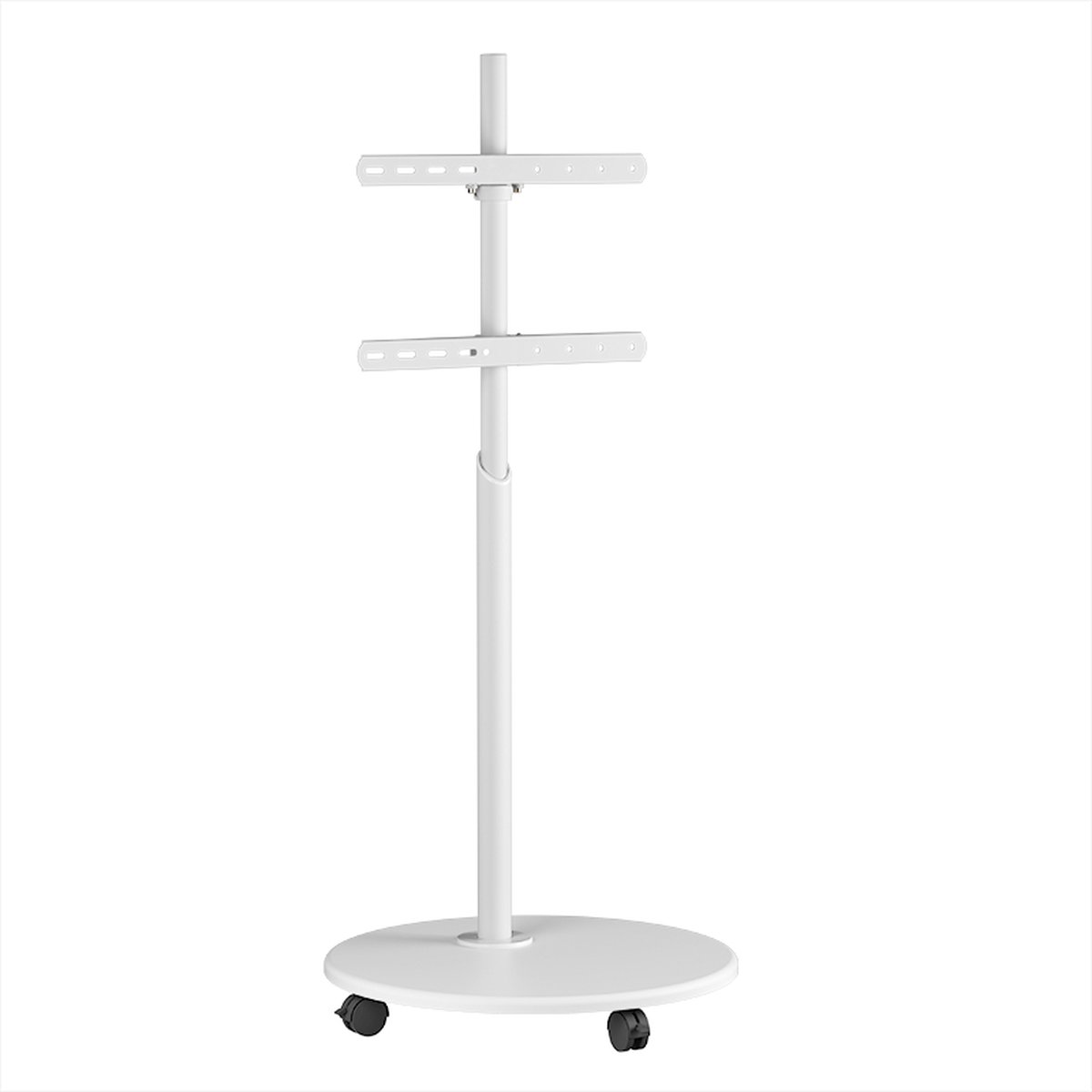 Arius TV Standaard - TV Statief - Ronde Voet - Wit