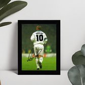 Ronaldo Lima R9 Ingelijste Handtekening – 15 x 10cm In Klassiek Zwart Frame – Gedrukte handtekening – Voetbal - Serie A - Internationale - Inter Milan - Real Madrid - FC Barcelona