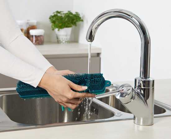 Leifheit Suprabezem - rubberen bezemkop - Click Systeem - 30 cm veegbreedte van Leifheit — afbeelding 5