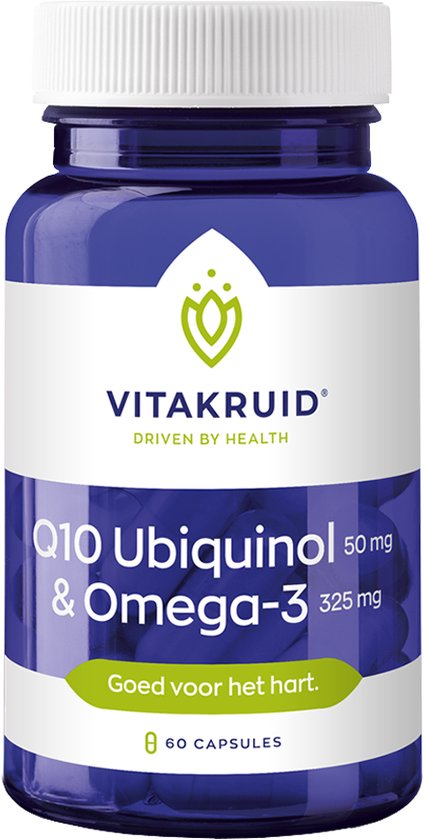 Vitakruid Q10 Ubiquinol 50 mg & Omega-3 325 mg 60 capsules - Vitakruid