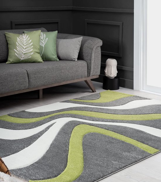 carpet city Vloerkleed, laagpolig, woonkamer, beige, 80 x 150 cm