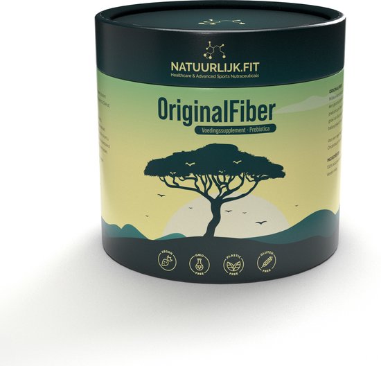 Natuurlijk.fit OriginalFiber Acaciavezels | plasticvrij | biologisch | 97% vezel gehalte | pure Acacia vezels