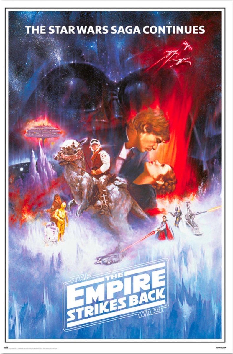 Star Wars Poster Star Wars Classic El Imperio Contrataca 61x91,5cm Divers