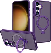 Multimédia et Accessoires de vêtements pour bébé Magsafe TPU Back Cover Case avec support pour Samsung Galaxy S24 Ultra - Violet - Plastique souple - Siliconen - Plastique dur - Coque souple - Flexible