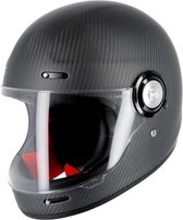Helstons Naked Full Face Carbon Black Mat 2XL - Maat 2XL - Helm