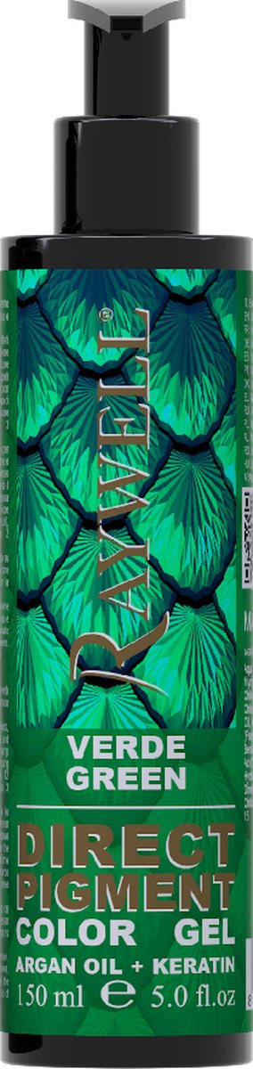 Raywell Color gel - Green direct pigment - 150ml