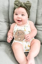 14 Houten Mijlpaalkaarten Baby - Babyshower cadeau - Kraamcadeau Jongen en meisje - milestone cards