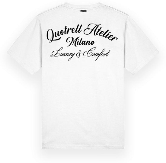 Quotrell - ATELIER MILANO T-SHIRT - WHITE/BLACK - S