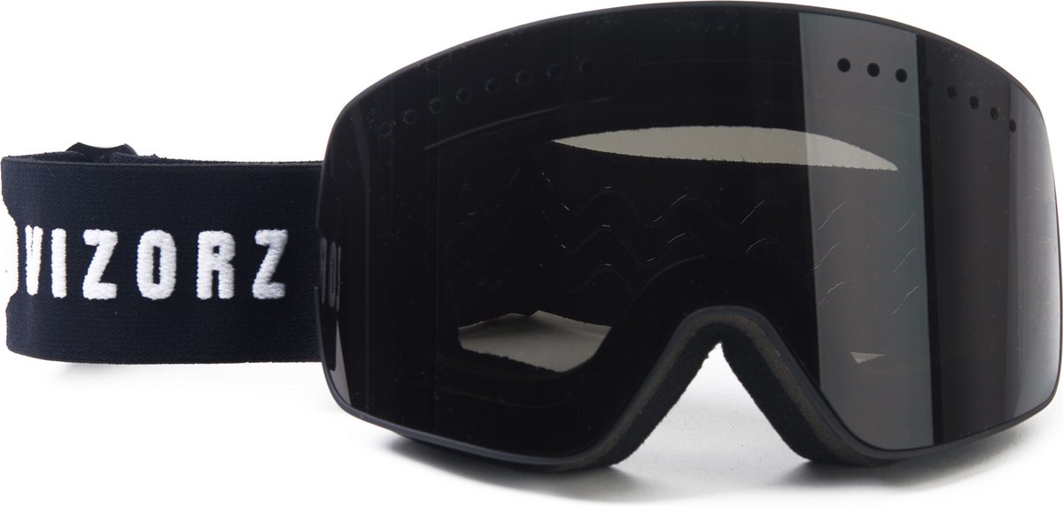 Vizorz Skibril met Zwart vizier - Inclusief hardcase en opberghoes