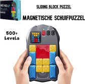 Sliding Block Puzzle - Schuifpuzzel - Magnetische puzzel - Smart Games - Breinbreker - Denkspel - 500 Levels - Magnetische blokken