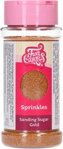 FunCakes Sanding Sugar - Gekleurde Suiker - Taartdecoratie - Goud - 80g