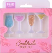 PME - Kaarsjes - Cocktails - Set/4