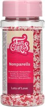 FunCakes Suikerdecoratie - Musketzaad - Lots of Love - 80g - Eetbare Taartdecoratie