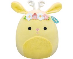 foto van Squishmallows Juana - Light Yellow Jackalope 40cm Plush