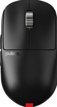 Pulsar X2H eS Black Edition - Muis - Bedraad & draadloos - PAW3395 - 26000 DPI - 8000Hz (Bedraad) - zwart