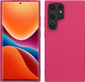 kwmobile telefoonhoesje geschikt voor Samsung Galaxy S24 Ultra - Hoesje voor smartphone - Back cover in neon roze