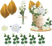 13 pièces – Décoration de gâteaux Boho élégante – Décorations de gâteau dorées pour anniversaires, mariages et fêtes prénatales.