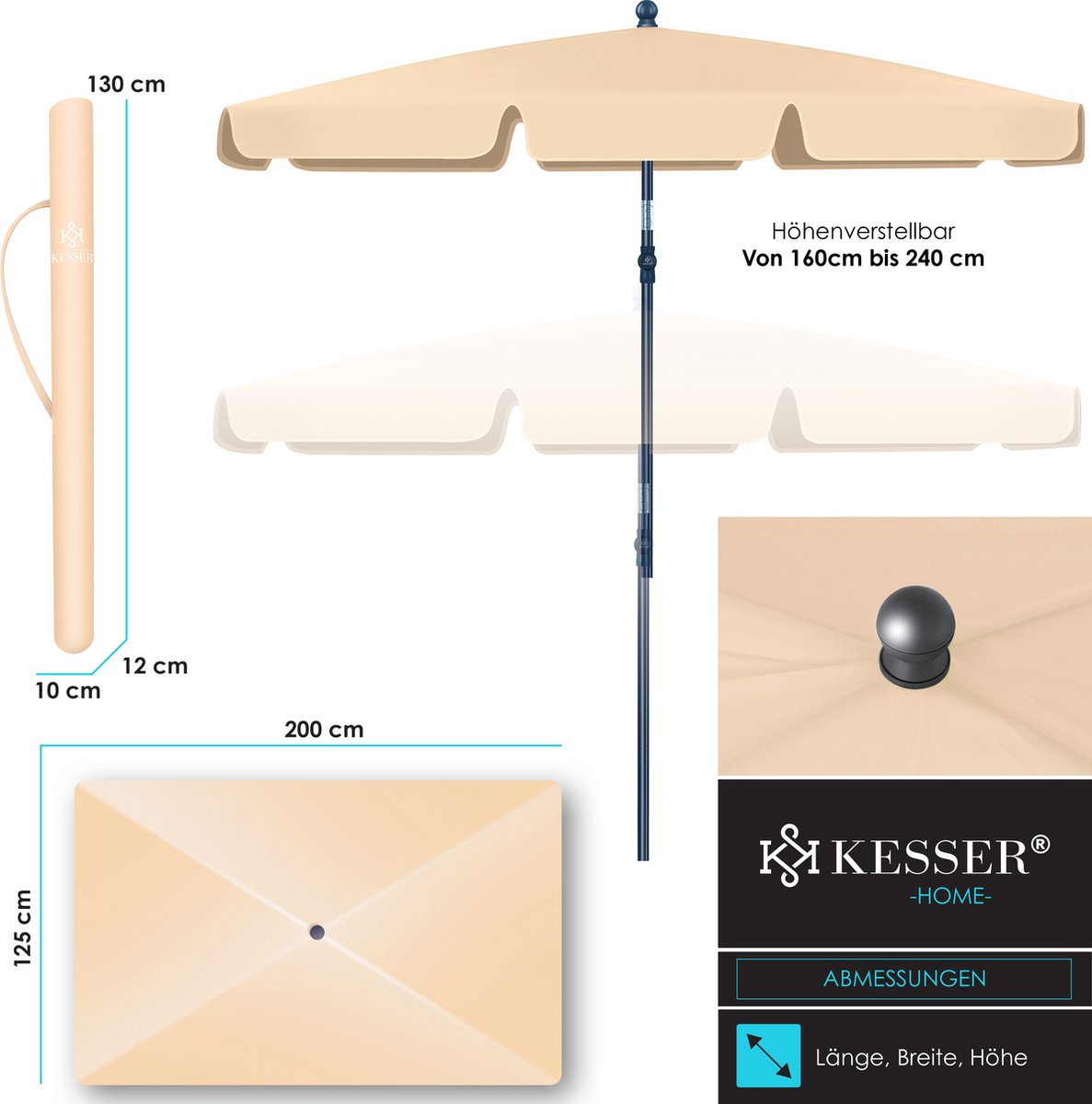 KESSER® Kompressor Kühlbox 2in1 Doppelzone