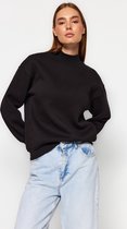 Trendyol TWOAW20SW0584 Volwassenen Vrouwen Sweatshirt Single - Zwart - M