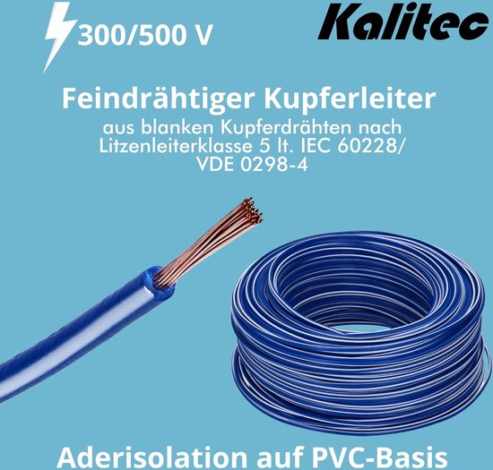 Kalitec Press-Kabelschuhe 10 Stück - DR6-8 6mm² M8 Made In Germany