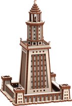 Mr. Playwood Alexandria Lighthouse - 3D houten puzzel - Bouwpakket hout - DIY - Knutselen - Miniatuur - 169 onderdelen