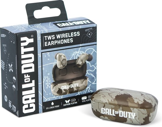 Call of Duty - TWS earbuds - oplaadcase - IPX4 - touch control - extra ...