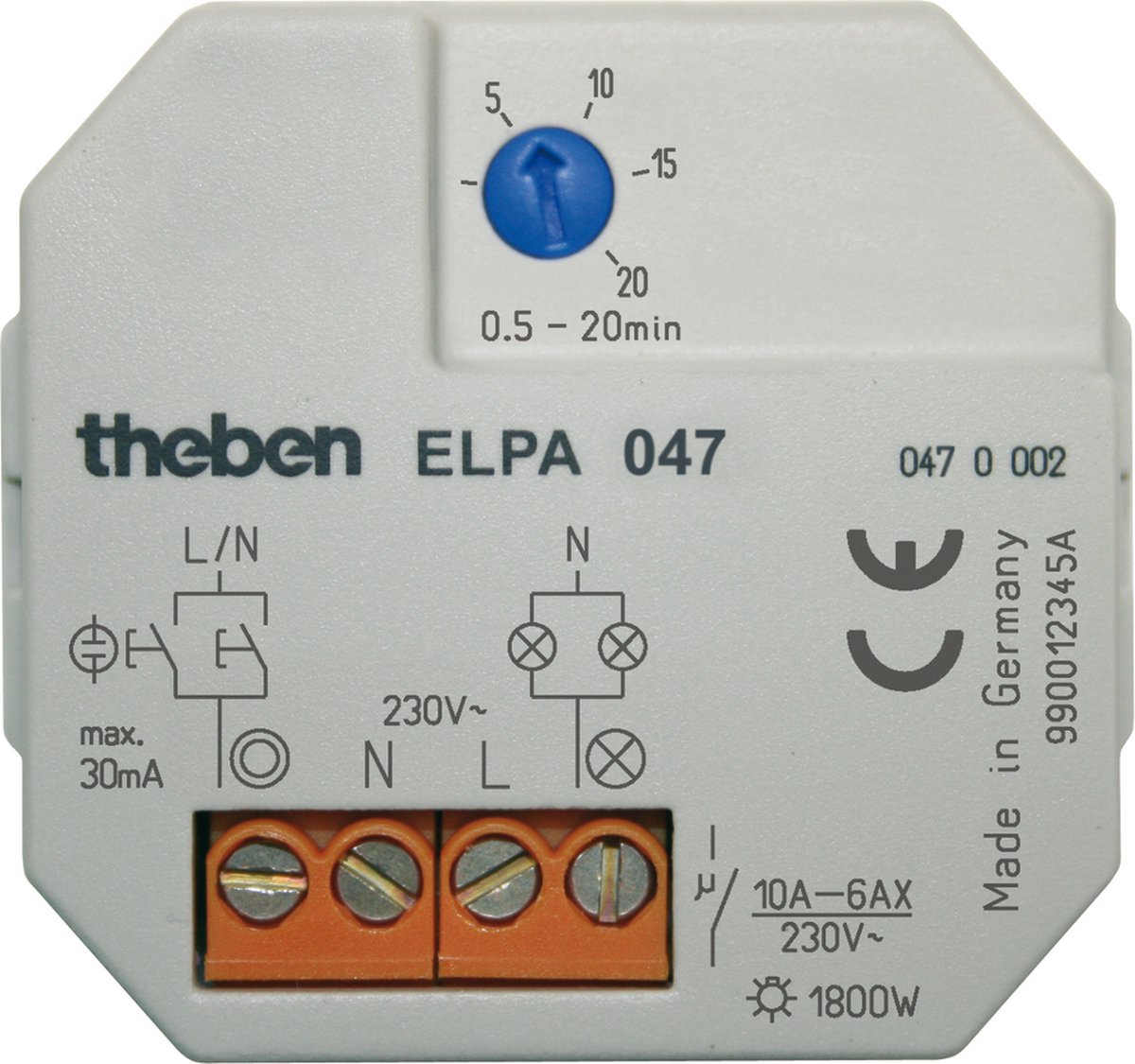 Theben Trappenhuisautomaat inbouw - 0470002