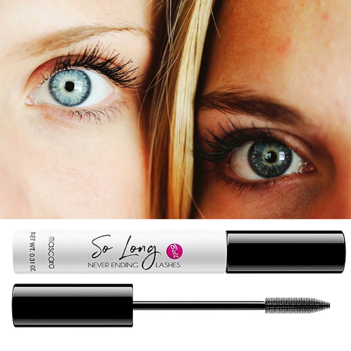 Bell So Long Never Ending Lashes Mascara Zwart - 9 g - Mascara Volume en Lengte