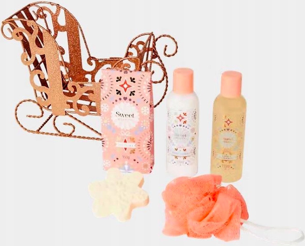 Goedkoopste Geschenkset - 5-delige cadeauset in slee - cadeau voor haar - Moederdag - Verjaardag - Valentijnsdag - Kerst