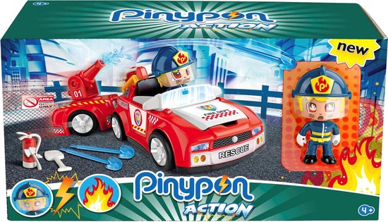 PinyPon Actiespeelgoed brandweerauto's van Pinypon — afbeelding 3