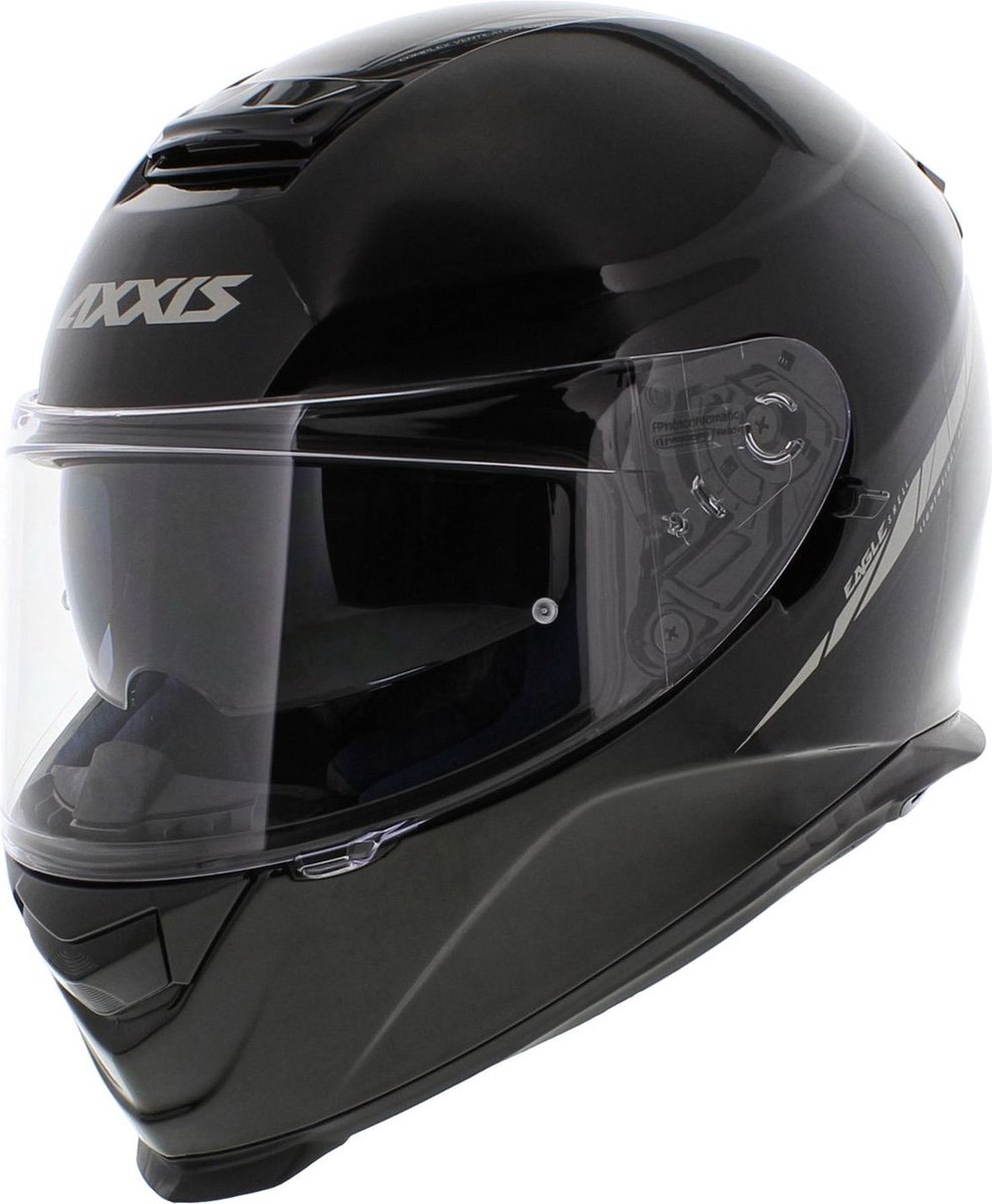 Axxis Eagle SV integraal helm solid glans zwart XXL