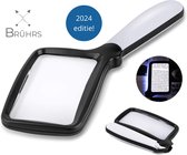 Brûhrs® Vergrootglas met Verlichting – Loep – Leesloep voor Ouderen – Loeplamp met LED verlichting – Vergrootglas voor Volwassenen – Vergrootglas voor Diamond Painting