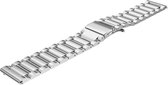 Metalen Horloge Band voor Garmin Venu 3S | 18 mm | Armband - Polsband - Strap Bandje - Sportband - Horlogebandjes | Zilver