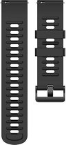 Siliconen Horloge Band voor Garmin Venu 3S | 18 mm | Armband - Polsband - Strap Bandje - Sportband - Horlogebandjes | Zwart