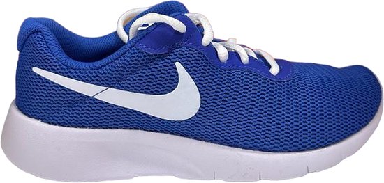 Nike Tanjun Sneakers Kinderen Blauw Wit Maat 37.5 bol