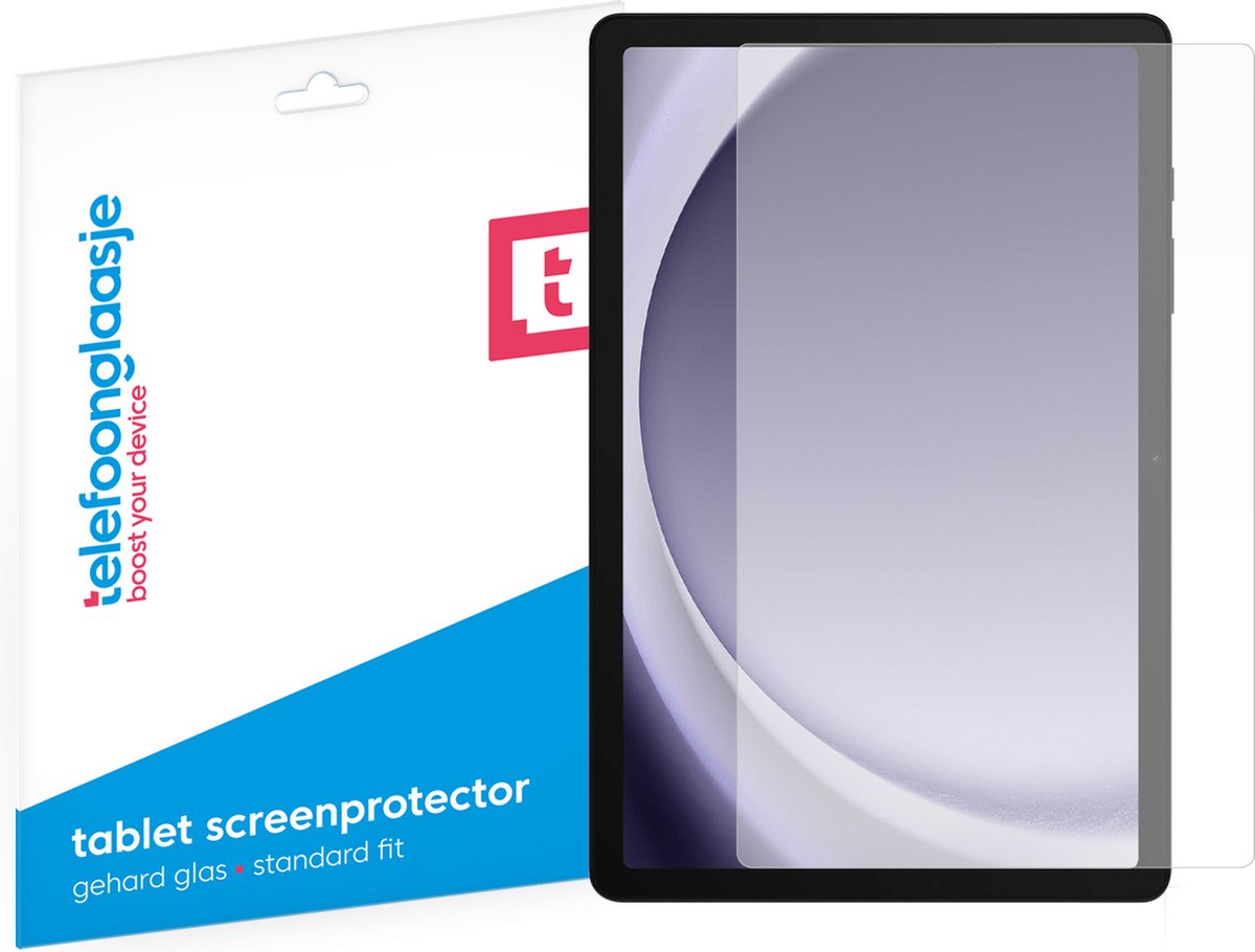 Telefoonglaasje Screenprotectors Geschikt voor Samsung Galaxy Tab A9+ - Case Friendly - Gehard Glas Screenprotector Geschikt voor Samsung Galaxy Tab A9+ - Beschermglas
