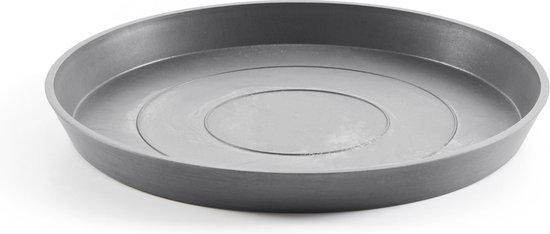 Ecopots Saucer Round - Grey - Ø44,5 x H3,5 cm - Ronde grijze onderschotel