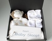 Minibox knuffeldoek aap - kraamcadeau - cadeau baby