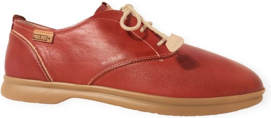 Pikolinos Gandia - chaussure à lacets pour femme - rouge - taille 41 (EU) 8 (UK)