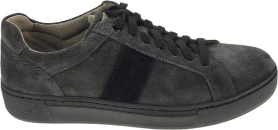 Pius Gabor HEREN Sneakers, Mannen Hoge Sneaker,gecertificeerd leer, verwisselbaar voetbed,laarzen met veters,mid-cut,Grijs (grey) / 02,47 EU / 12 UK : PIUS GABOR
