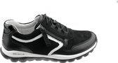 Gabor rollingsoft sensitive 56.964.47 - dames rollende wandelsneaker - zwart - maat 40.5 (EU) 7 (UK)