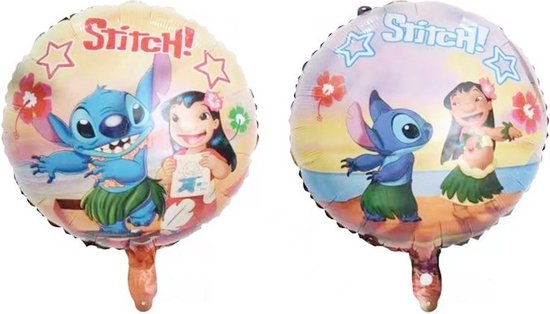 Ballon Aluminium Angel & Stitch™ 45 Cm, Achat De Decoration