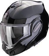 Scorpion EXO-TECH EVO PRO SOLID Metallic Black - Maat XL - Integraal helm - Scooter helm - Motorhelm - Zwart