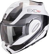 Scorpion Exo-Tech Evo Pro Commuta White-Silver S - Maat S - Helm