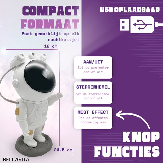 Nachtlampje Raket slaap lichtje, knuffel bedlampje