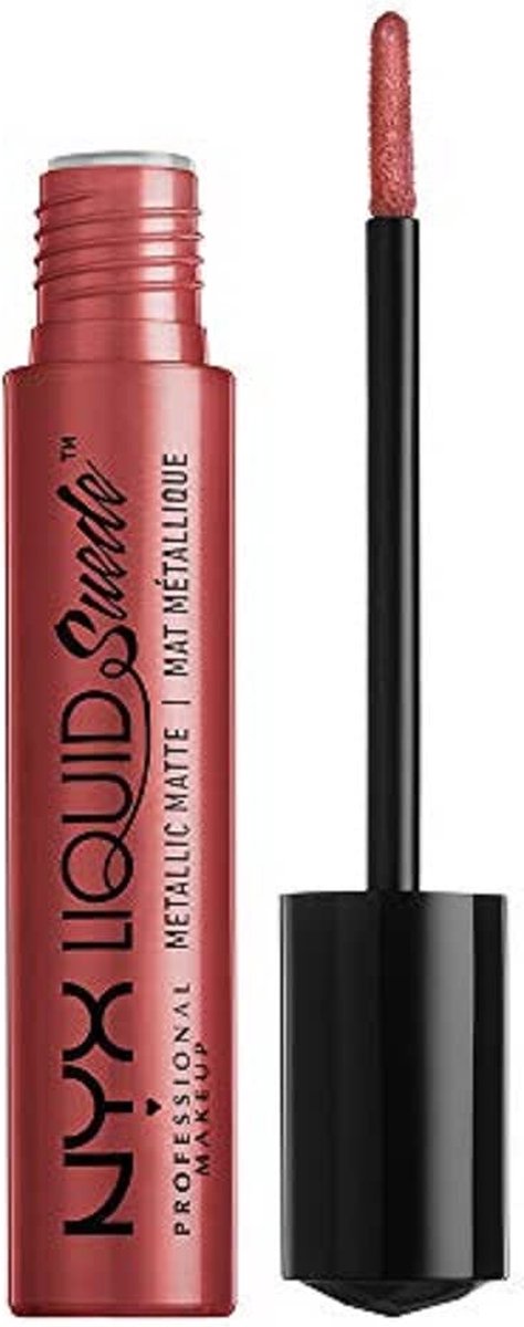 Goedkoopste NYX Suede Matte Metallic Liquid Lipstick - Bella