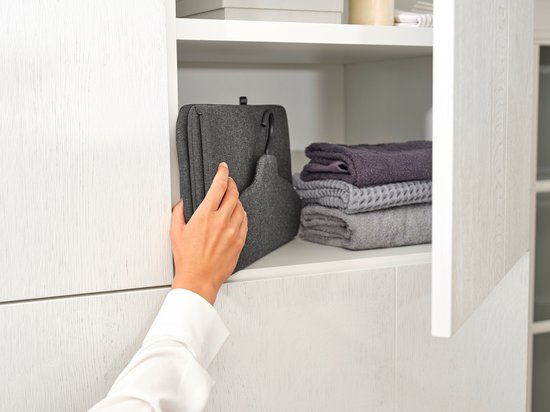 Brabantia Refresh & Steam Kleding Stoombord Opvouwbaar - Pepper Black