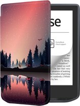 Case2go - E-reader Hoes geschikt voor PocketBook Verse / Pro - Sleepcover - Auto/Wake functie - Magnetische sluiting - Zonsondergang