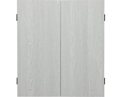 ABC Darts - Dartkabinet Met Dartbord en 2 Sets Dartpijlen - Wit